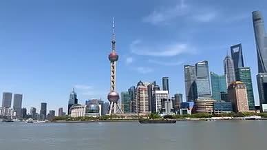 上海地标建筑陆家嘴最新延时拍摄视频素材视频的预览图